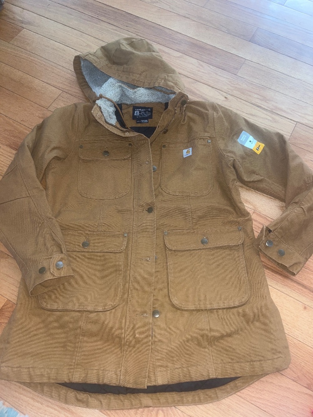 Carhartt Women's Loose Fit Washed Duck Insulated Coat